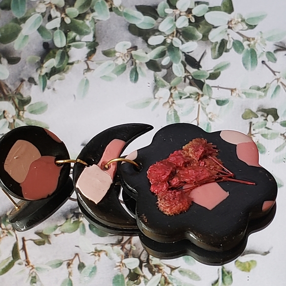 Handmade polymer clay earrings - Picture 6 of 8